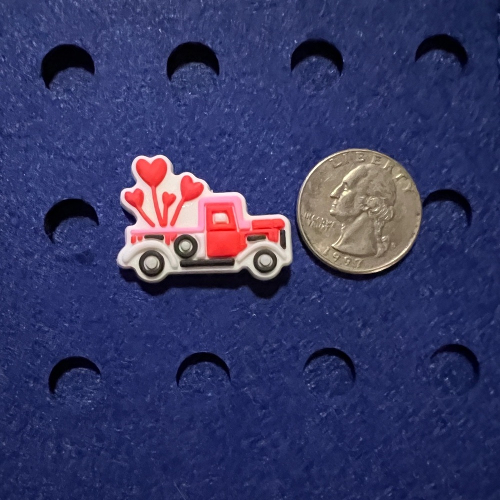 New Red Truck Valentine’s Day Croc Charm | 3/$10 or 10/$20